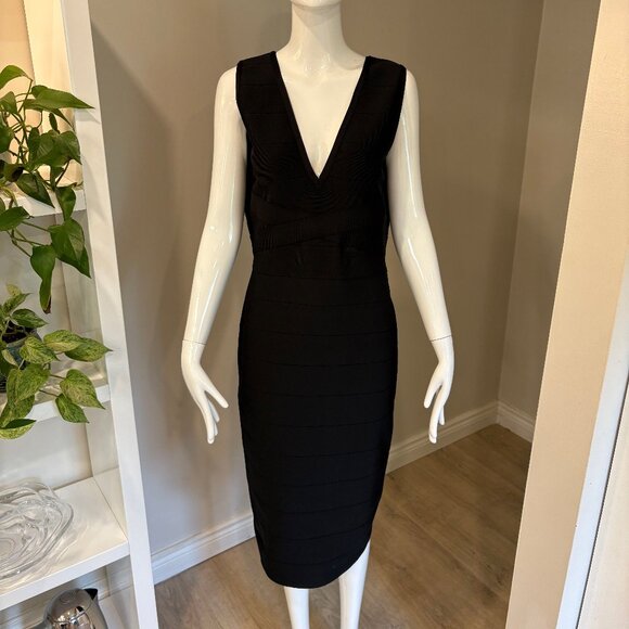 Bebe Black Bandage Dress - Picture 1 of 3